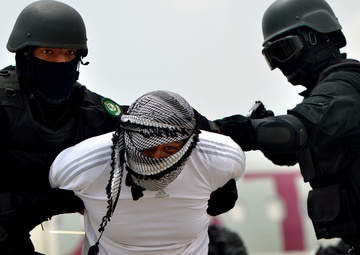 Simulated hijacking preps allied forces