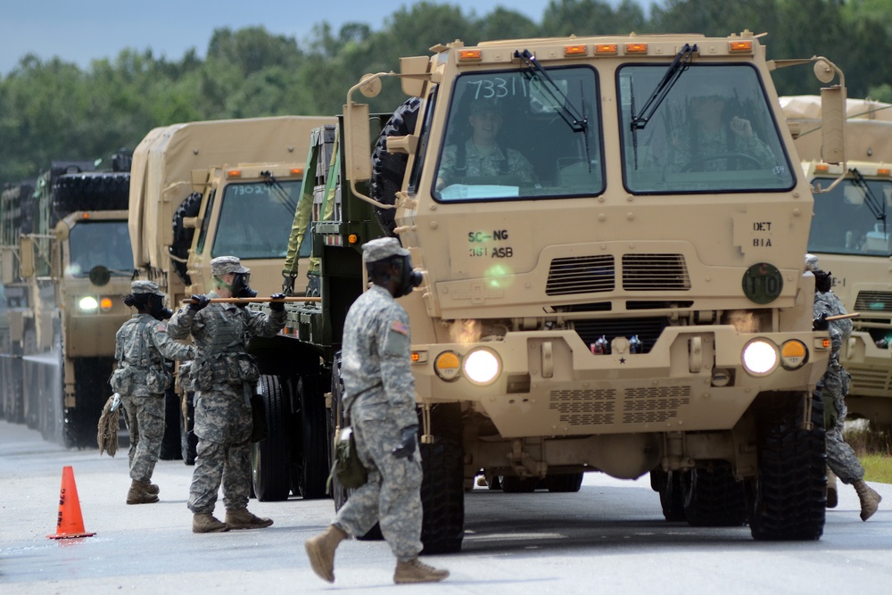 Ardent Sentry vehicle decontamination exercise