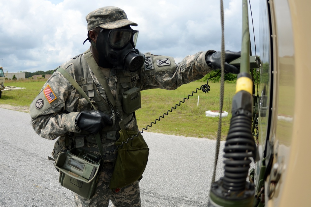 Ardent Sentry vehicle decontamination exercise