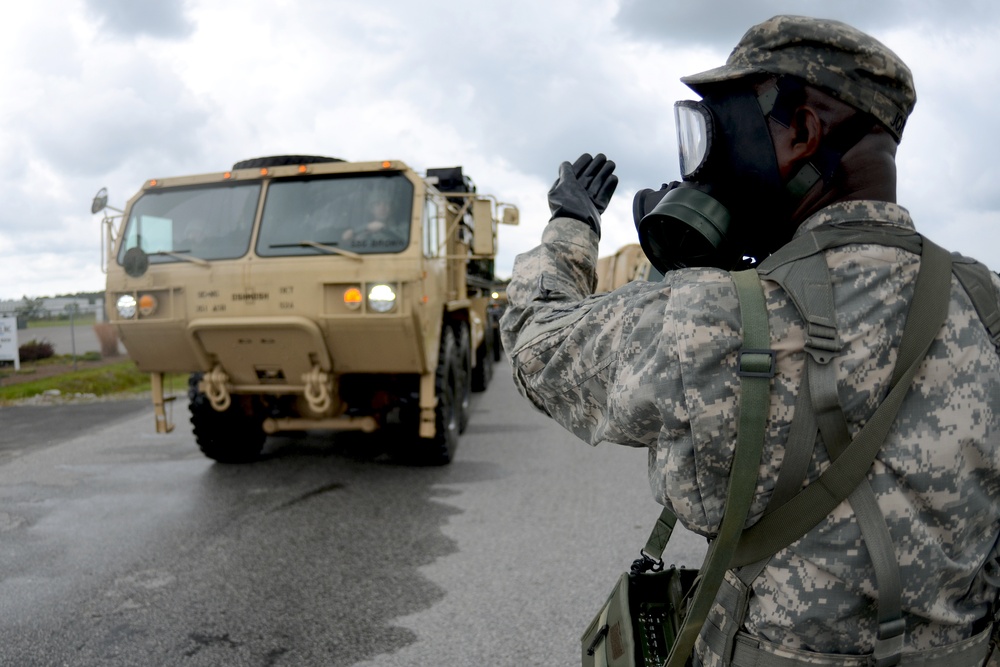 Ardent Sentry vehicle decontamination exercise