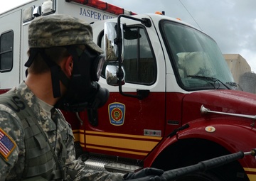 The 108th Chemical Company trains for natural disaster during Ardent Sentry