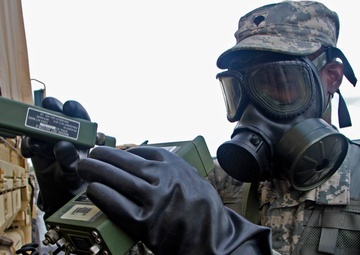 Vehicle decontamination exercise at Ardent Sentry