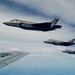F-35A pilots fly in formation with KC-135