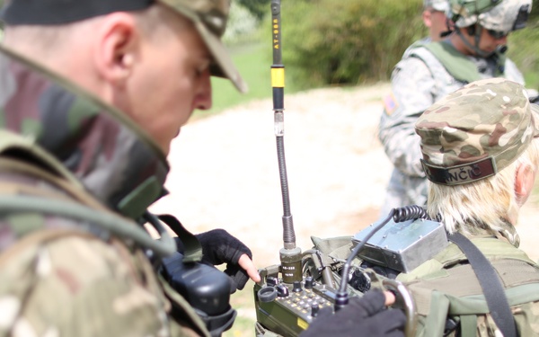 525th Battlefield Surveillance Brigade, Kosovo Force mission rehearsal exercise