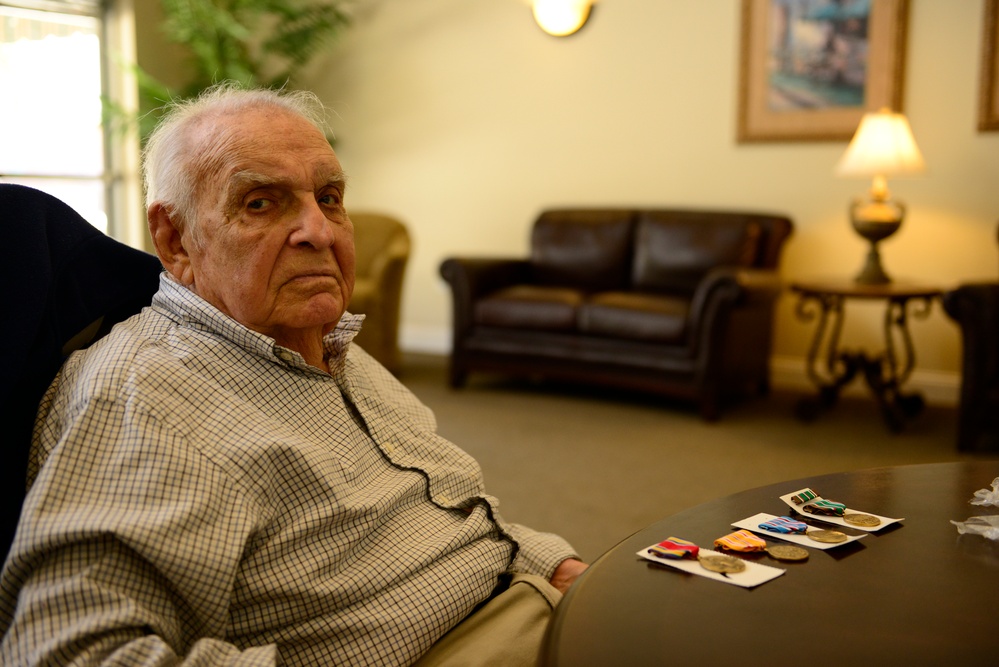 US Coast Guard World War II veteran Burton Cary