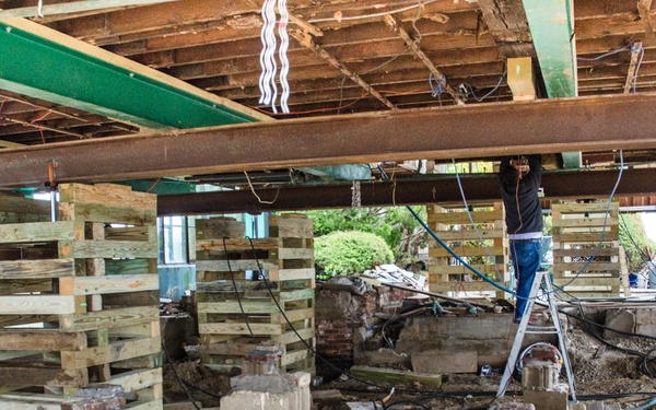 Historic home in Freeport, NY, is elevated to reduce risks from future flooding