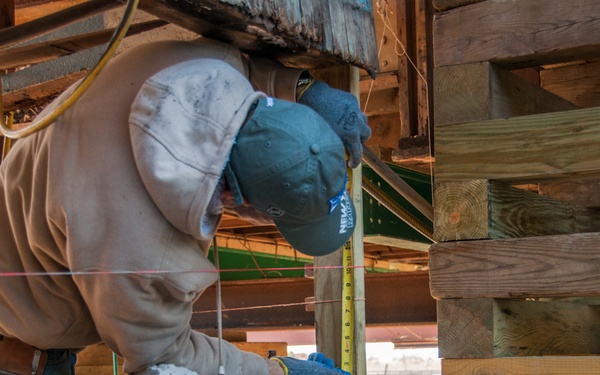 Historic home in Freeport, NY, is elevated to reduce risks from future flooding