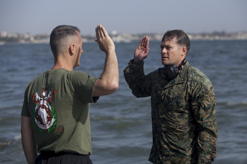 Recon Marine promoted to major in Senegal