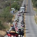 Patriot Guard Riders, Marines escort 5th Marine memorial to Camp San Mateo