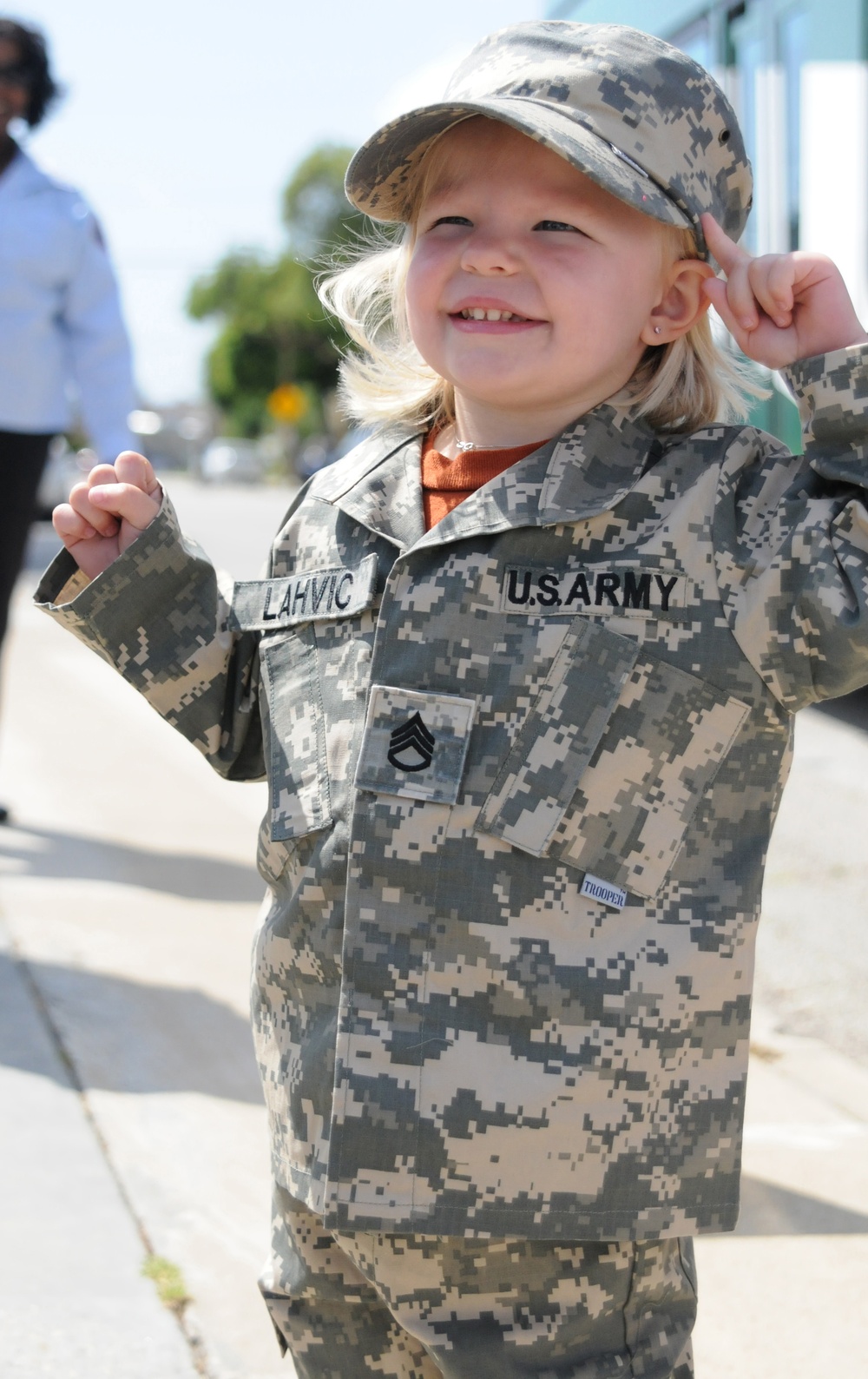 Future Soldier Leaders guide recruits during Torrance Armed Forces Day celebrations, parade