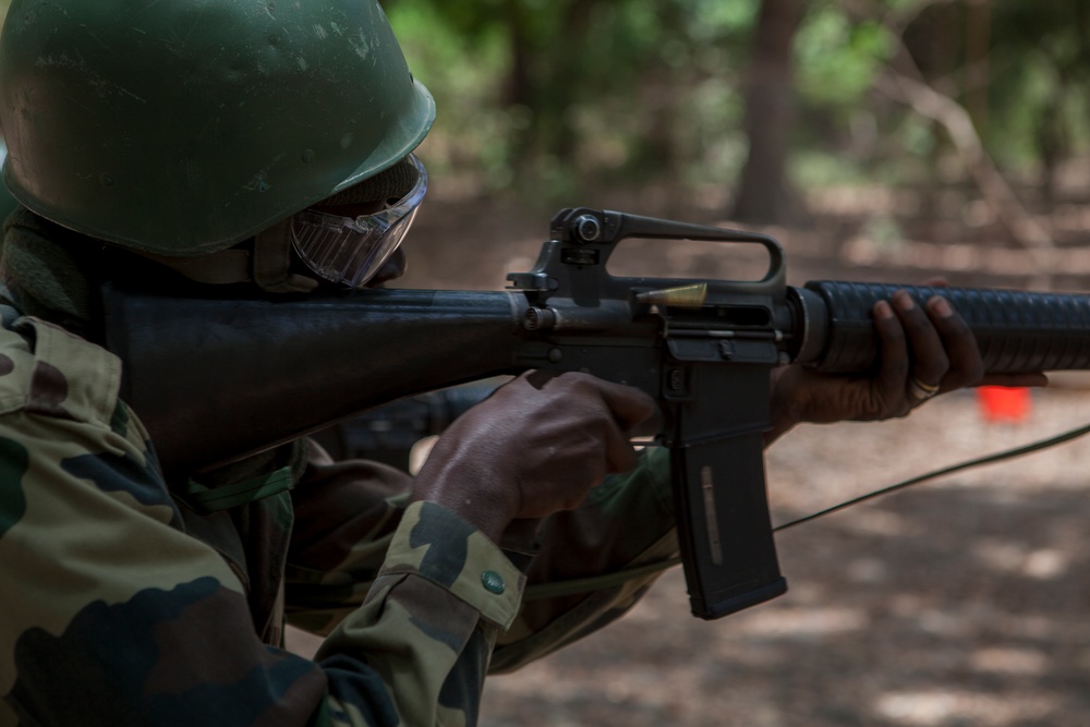U.S. Marines, Sailors train Senegalese Companie de Fusilier Commandos