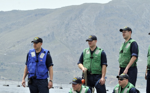 USS Georgia visits Crete