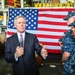 Mabus with USS Monterey sailors