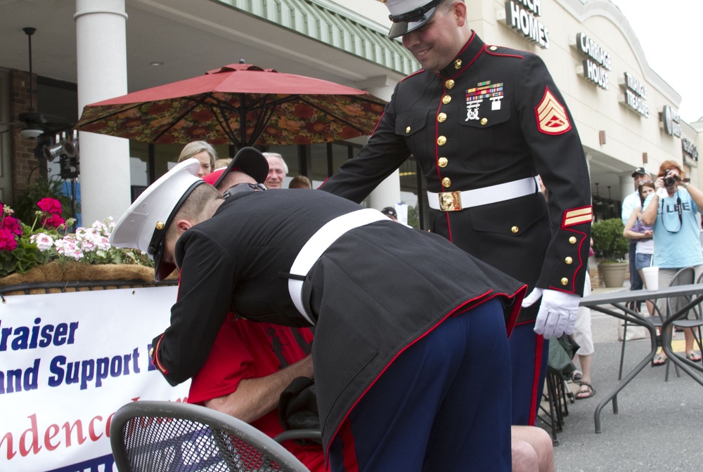 Marines Surprise Raleigh Resident