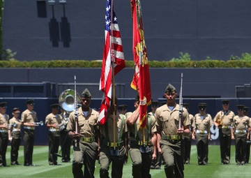 15th MEU recognized during Padres game