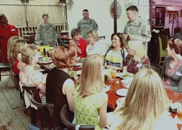 Division West's first lady pledges FRG support to brigades at Fort Bliss