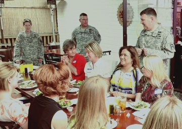 Division West's first lady pledges FRG support to brigades at Fort Bliss