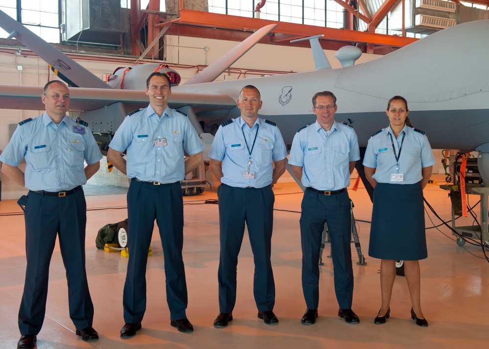 Royal Netherlands air force delegation visit Holloman Air Force Base