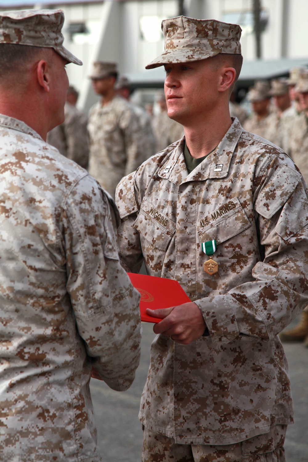 Marines awarded after returning from deployment