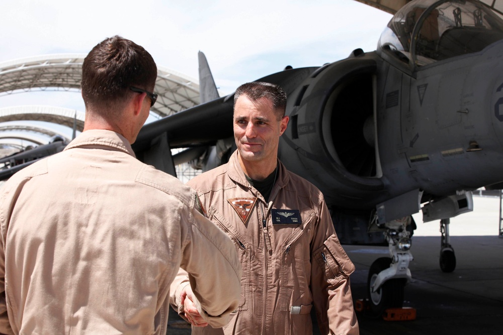 MCAS Yuma MAG-13 commanding officer's final flight