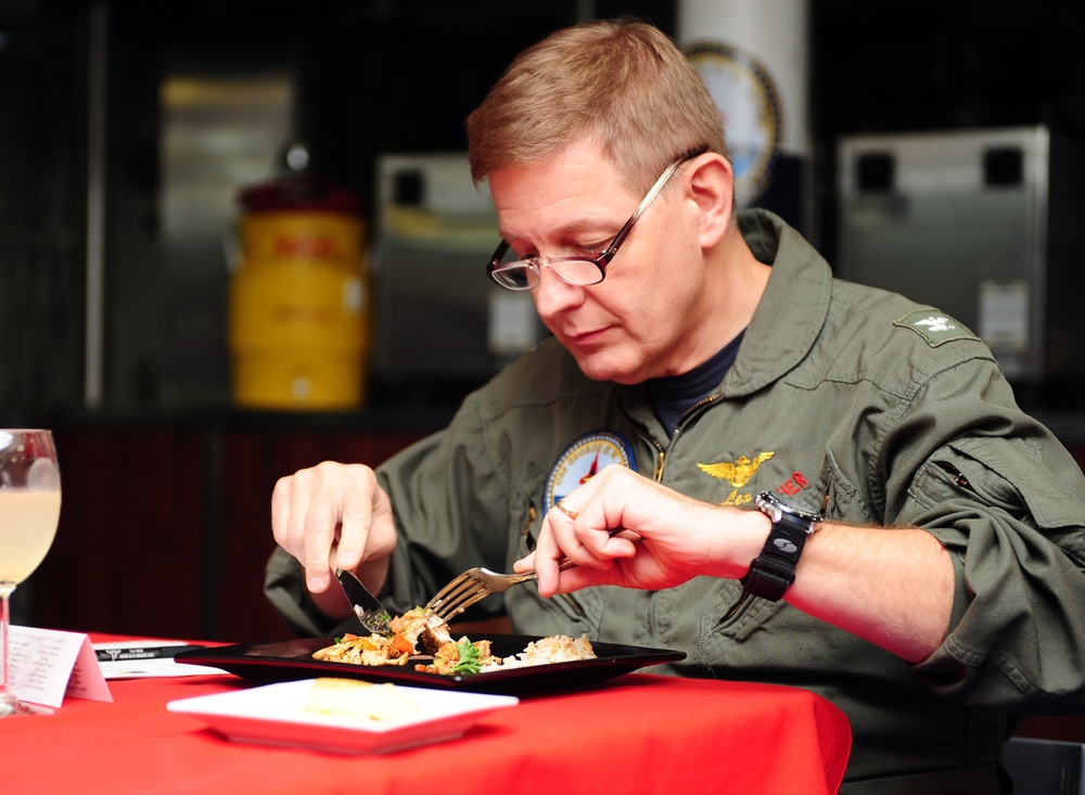 'Iron Chef' competition aboard USS George H.W. Bush
