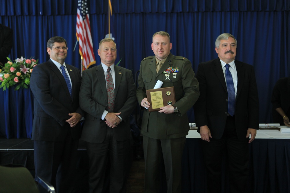 MARFORRES recognized for public service at awards luncheon