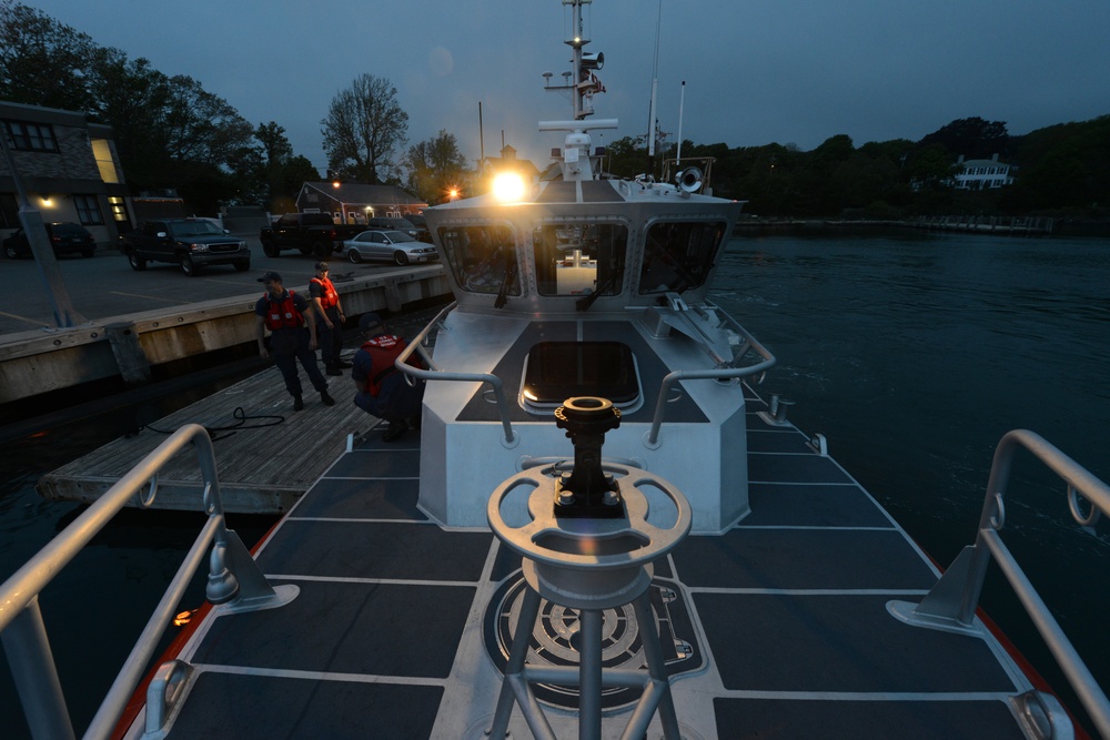 Coast Guard Station Woods Hole, Mass., conducts training