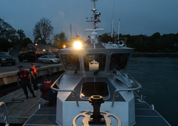 Coast Guard Station Woods Hole, Mass., conducts training