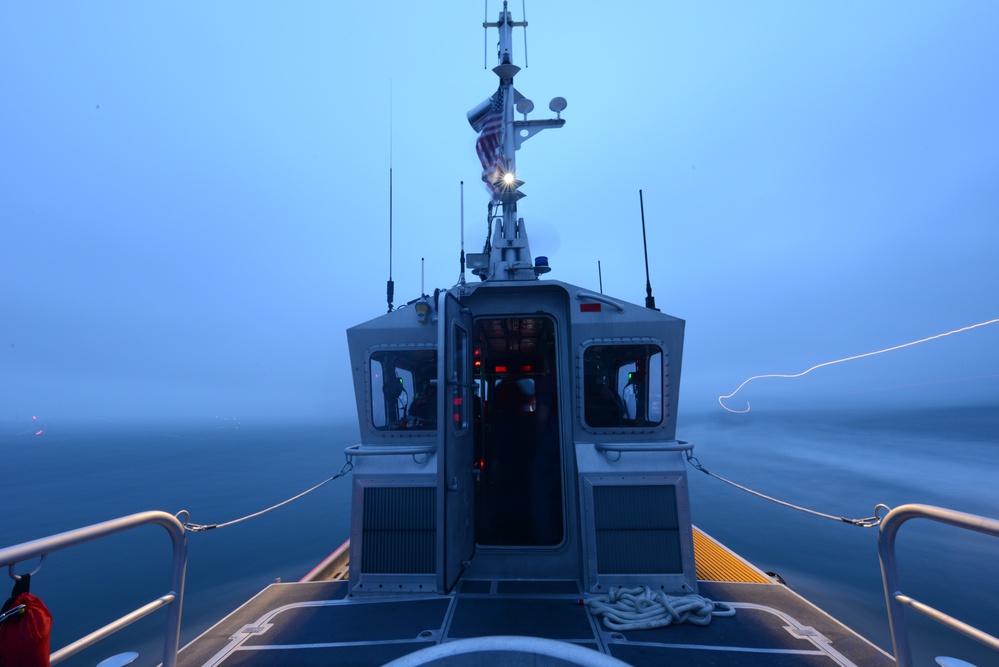 Coast Guard Station Woods Hole, Mass., conducts night operations