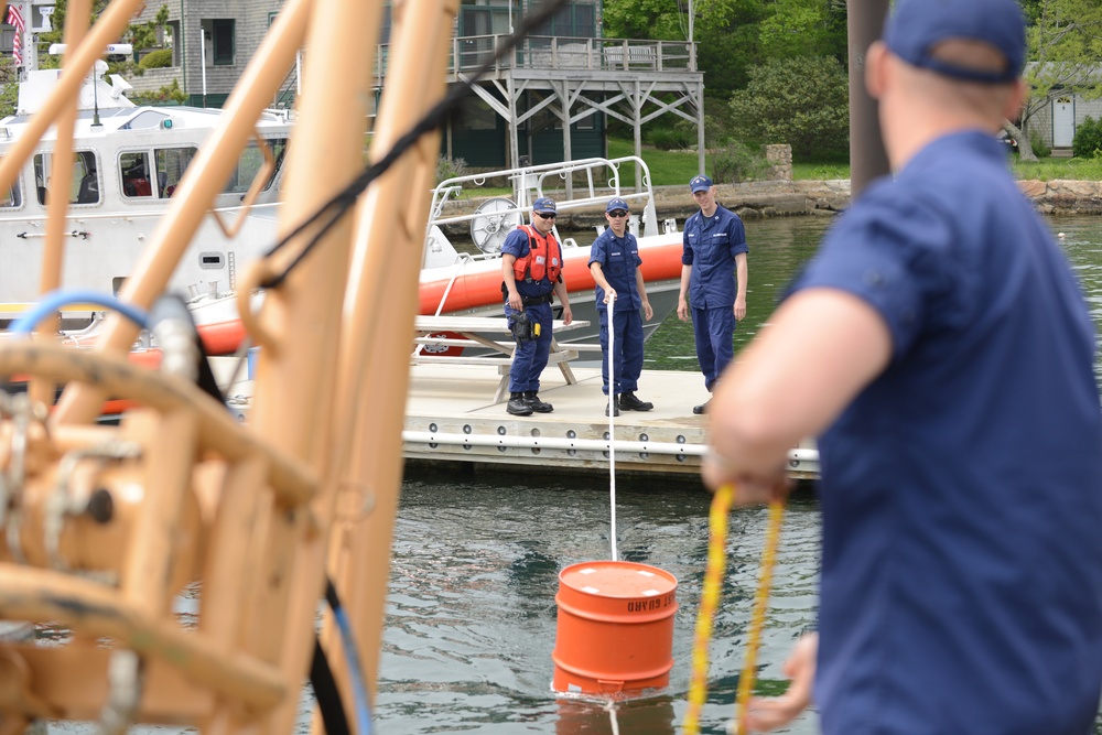 Coast Guard Station Woods Hole, Mass., conducts training