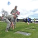 US Air Force Academy: Flag placement at cemetery