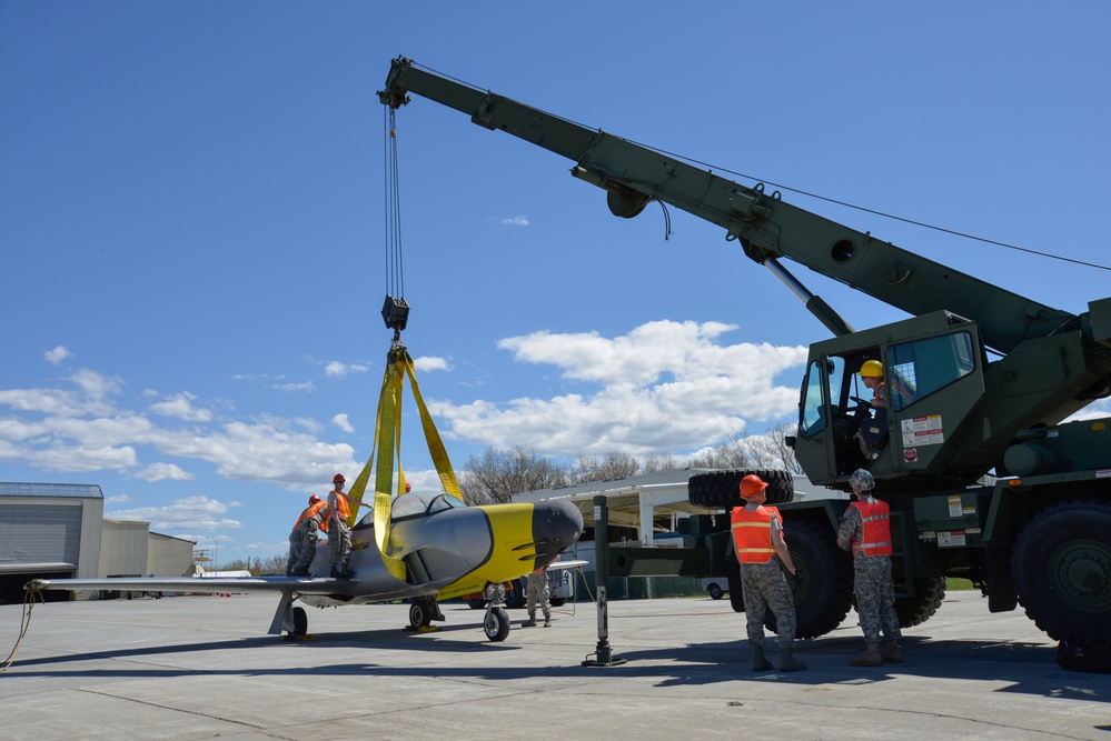 Heritage aircraft move