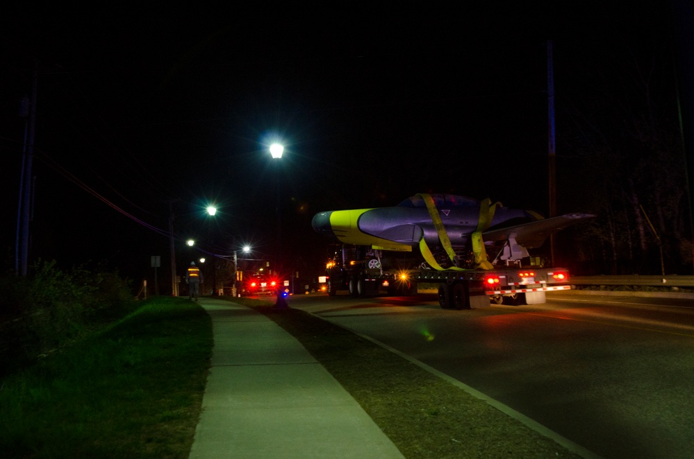 Heritage aircraft move