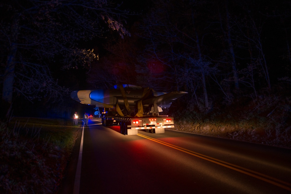 Heritage aircraft move