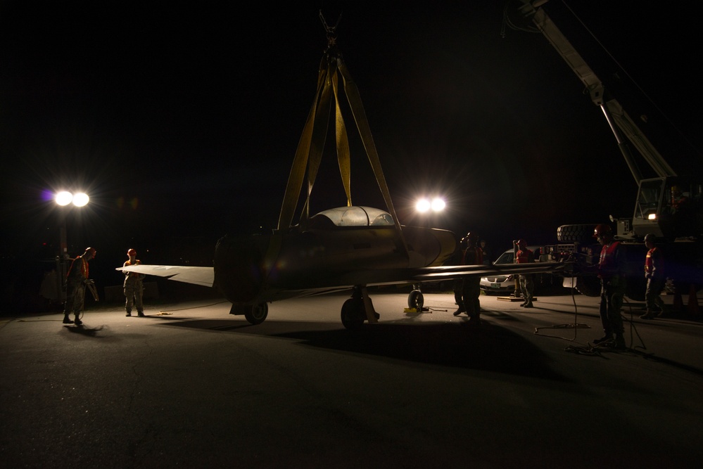 Heritage aircraft move