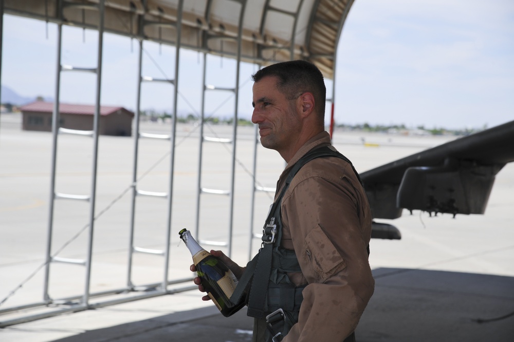 Col. Michael Gough's last flight