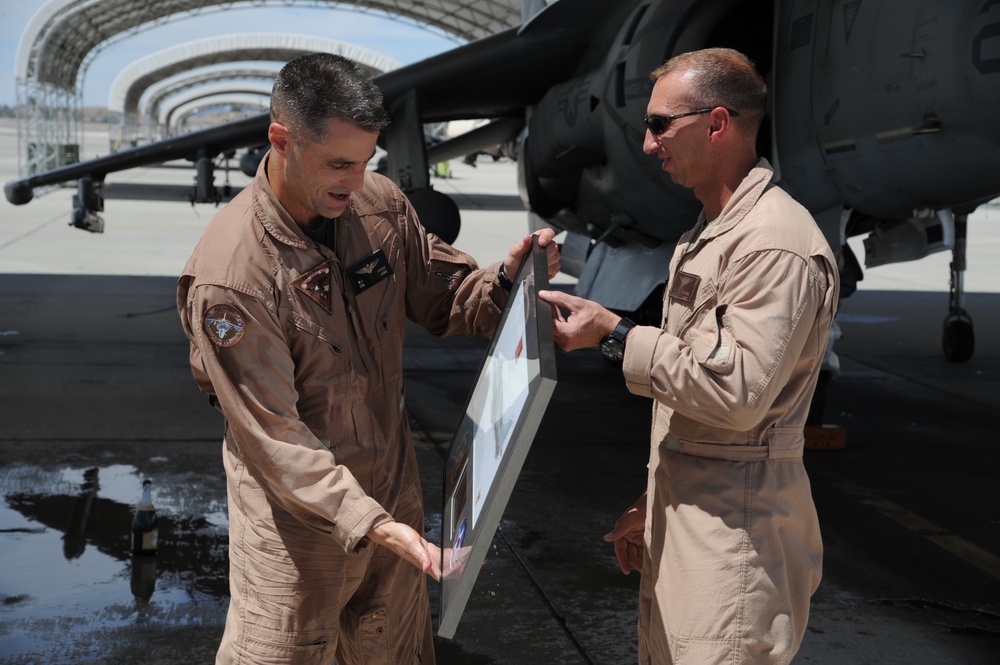 Col. Michael Gough's last flight