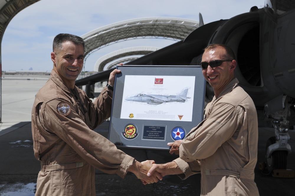 Col. Michael Gough's last flight