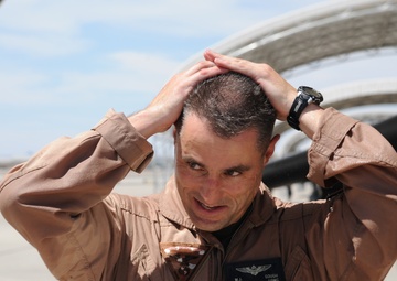 Col. Michael Gough's last flight
