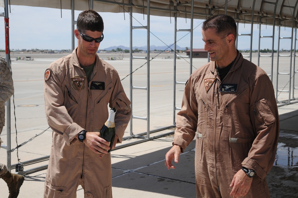 Col. Michael Gough's last flight