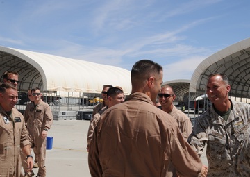 Col. Michael Gough's last flight