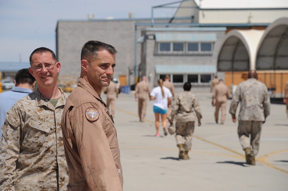 Col. Michael Gough's last flight