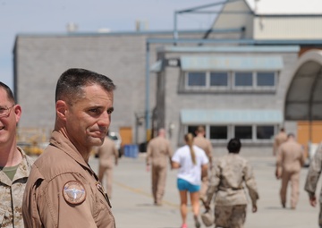 Col. Michael Gough's last flight