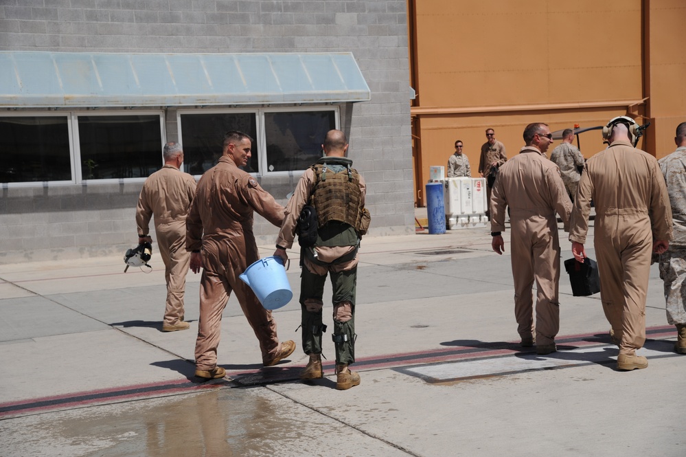 Col. Michael Gough's last flight