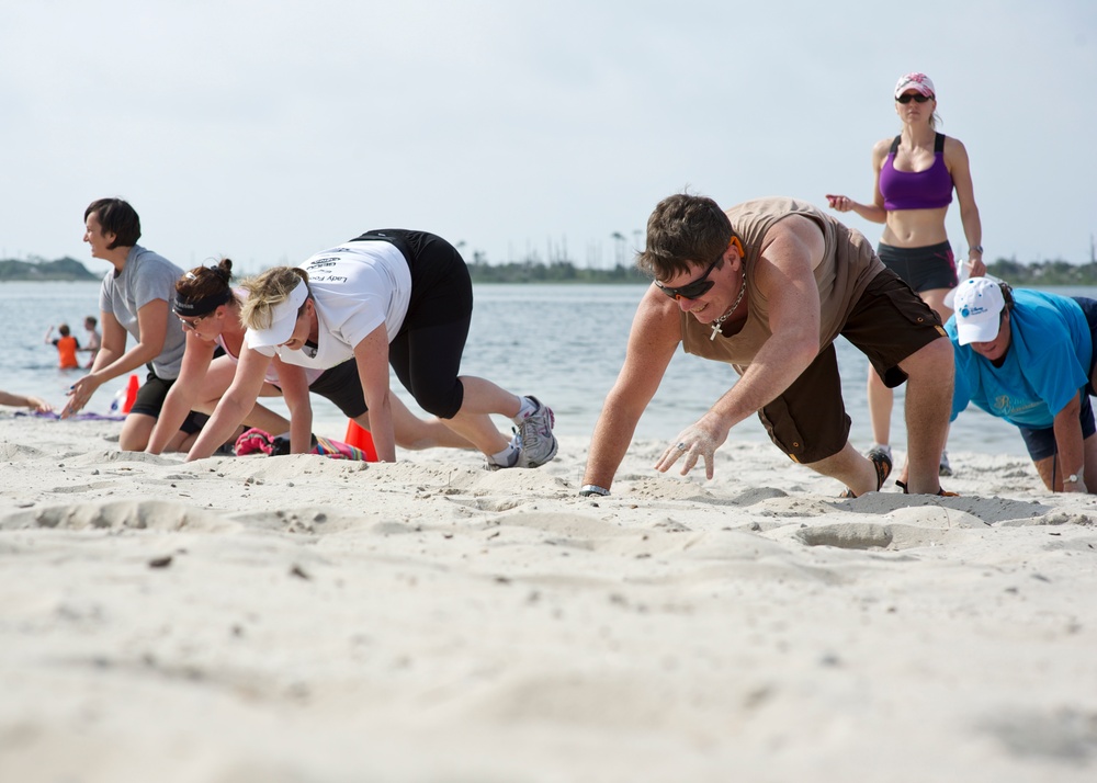 Beach boot camp