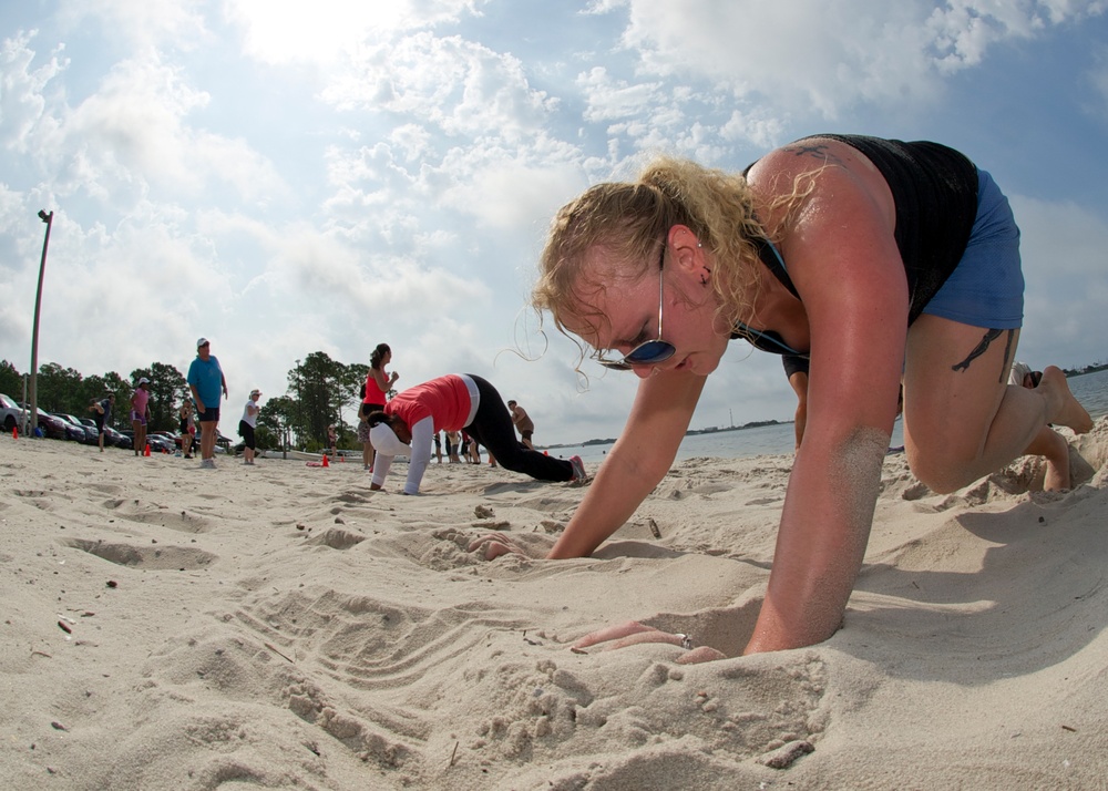 Beach boot camp