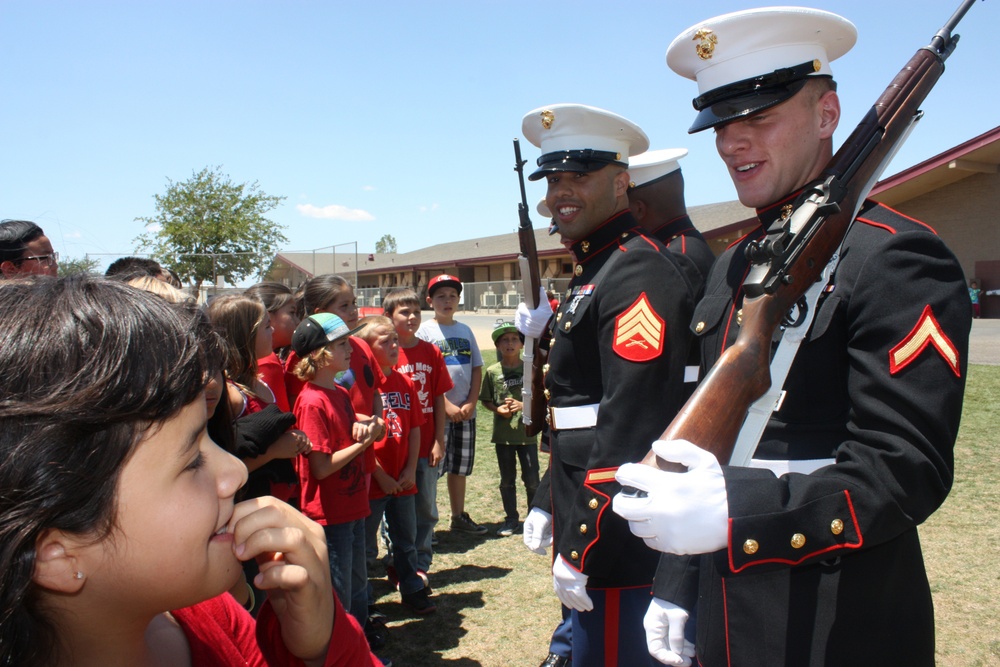 MCLB Barstow's Walking Color Guard