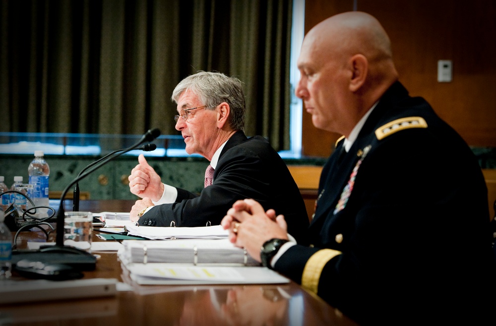Secretary of the Army John McHugh testifies Fiscal Year 2014 Army Budget
