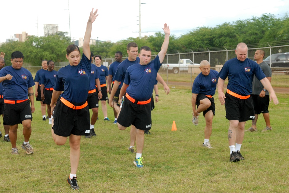 8th STB soldiers add longevity to their workouts