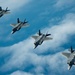 F-35 Lightning II instructor pilots conduct aerial refueling